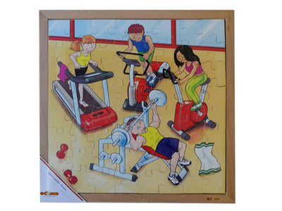 Puzzel sportschool