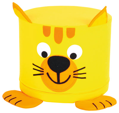 Foam dieren poef 30x35cm - kitten
