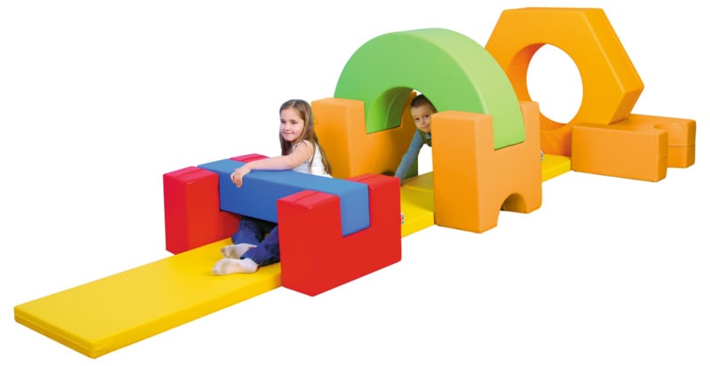 Foam halve cirkel 120x30x60cm - Groen