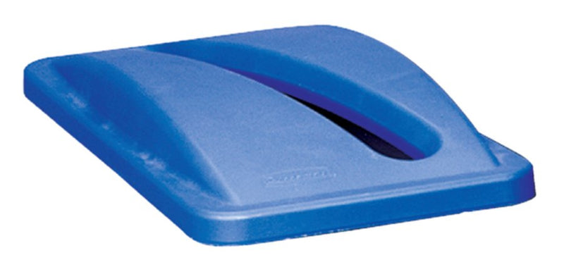 Afvalbakdeksel Slim Jim blauw voor papier