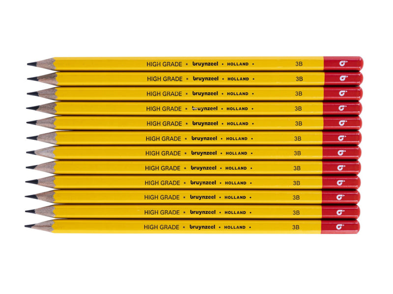 12 potloden Bruynzeel 3B