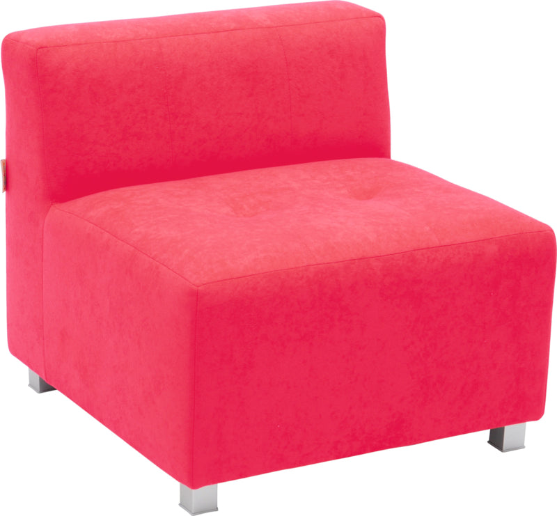 Flexi bank, zithoogte 35 cm, rood