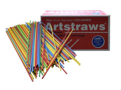 Artstraws 4mm x 40cm 1800 stuks - Assorti