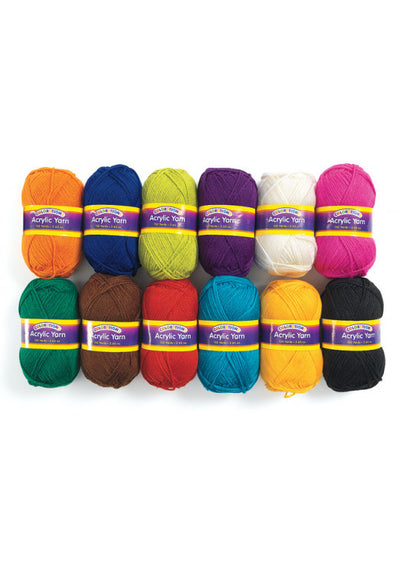 Wol yarn assorti set van 12 stuks 75 gram