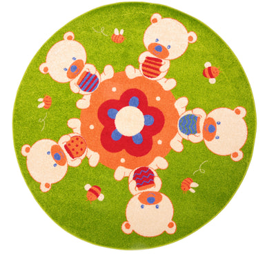 Rond tapijt diam. 200 cm - Teddyberen