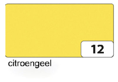 Engels karton 10 vel 50x70cm 270gr - Citroengeel