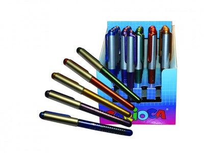 Carioca balpen met rollerpunt met vulpenvulling