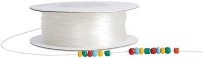 Elastisch rijgdraad 1mm transparant 90 meter op rol