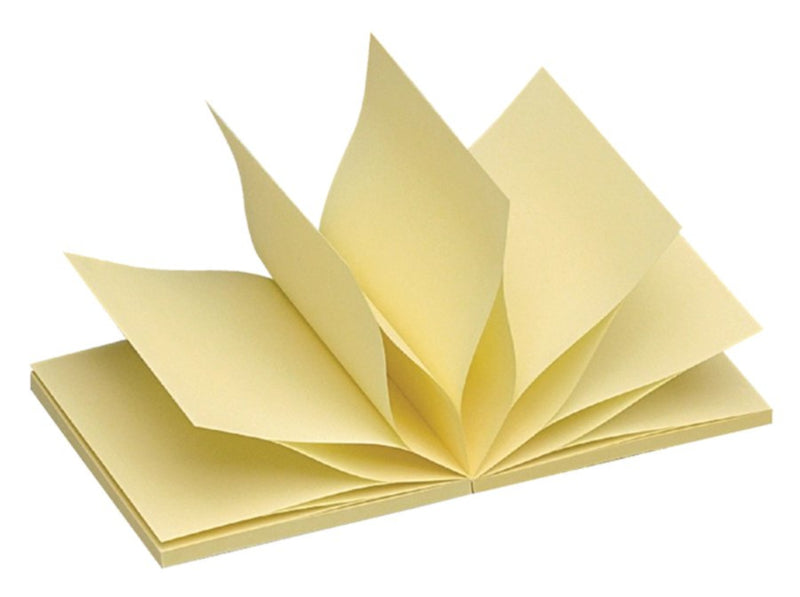 6x Memoblok Quantore Z-Note 75x75mm geel