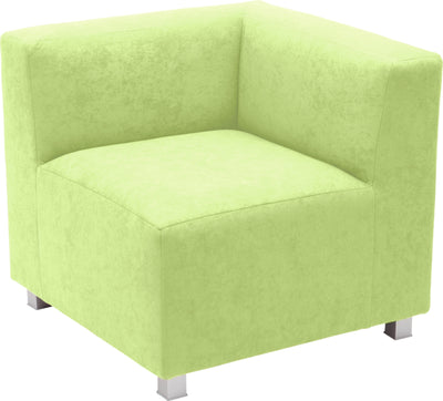 Flexi hoekbank, zithoogte 35 cm, groen