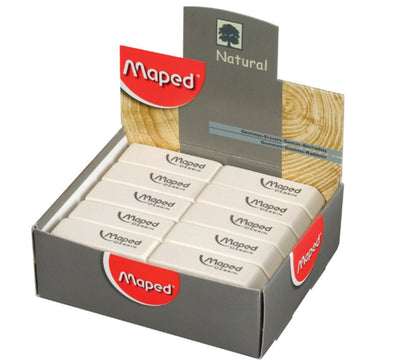 Vlakgom Maped Dessin 40 stuks - Wit