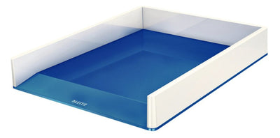 Brievenbak Leitz WOW wit/blauw