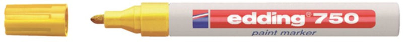 Viltstift edding 750 lakmarker rond geel 2-4mm