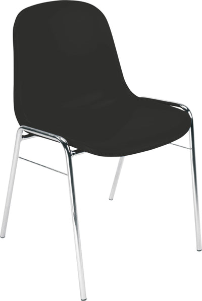 Stoel BETA Chroom, zwart