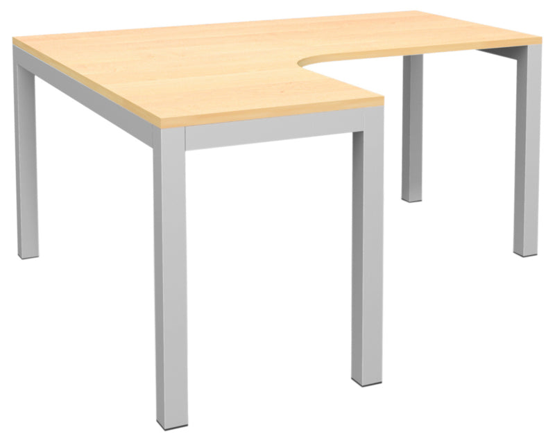 Kvadra hoek bureau tafel 160 cm. links