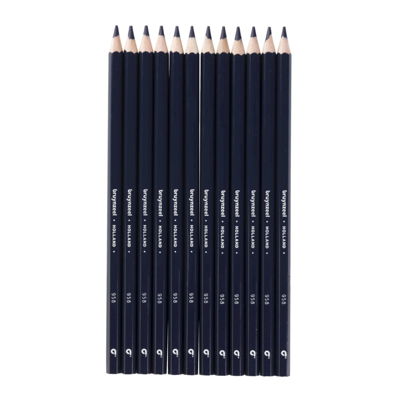 12 kleurpotloden Bruynzeel Pruisisch blauw 958