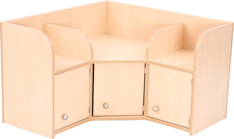 Garderobe hoekkast Flexi 3 met deuren
