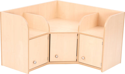 Garderobe hoekkast Flexi 3 met deuren
