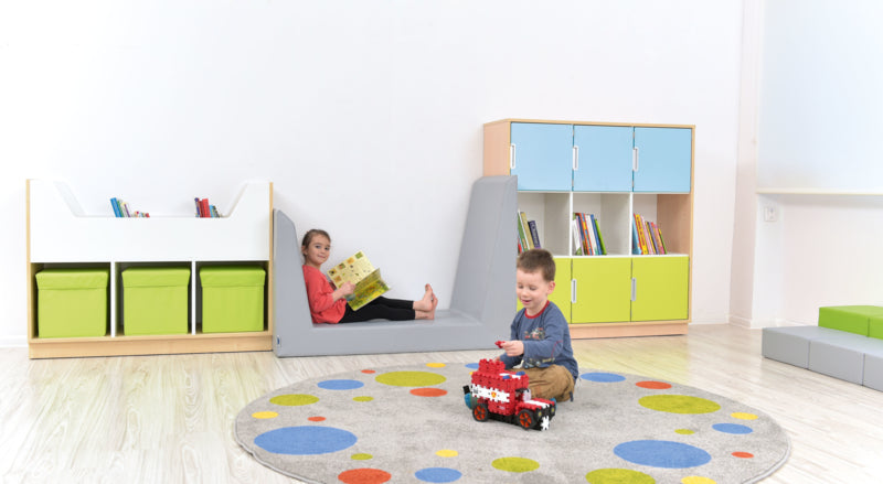 Zitplaats voor Quadro-kast 126 x 55,5 x 14 cm -  Grijs