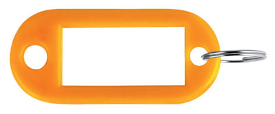 100 stuks Sleutellabel Pavo kunststof oranje