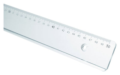 Liniaal M+R 1150 500mm plastic transparant