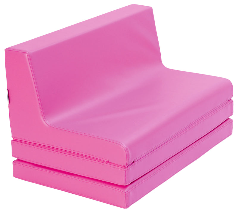 Vouwbare bank afm. 48 x 80 x 49 cm - Roze