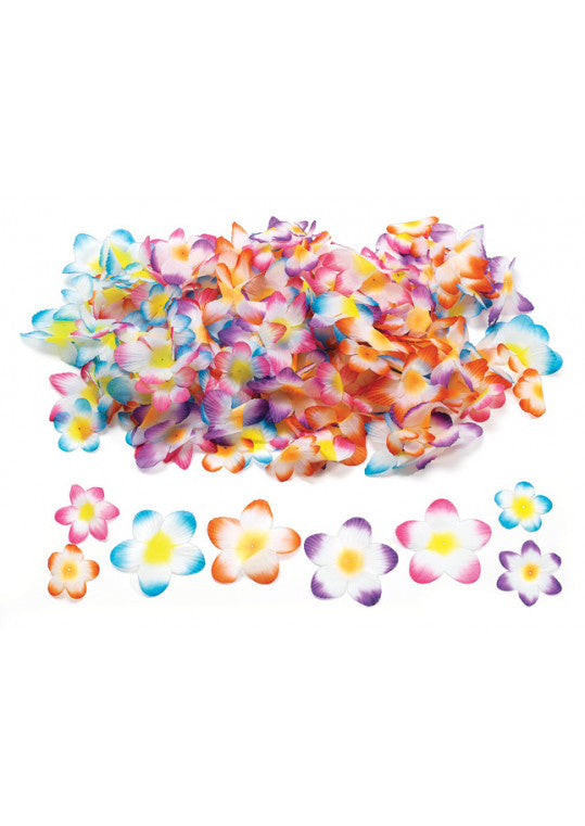 Bloemen polyester 5 tot 10cm assorti 200 stuks