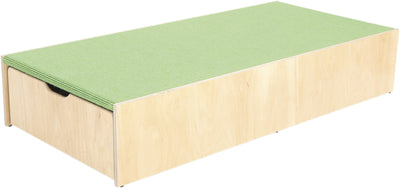 Platform met uitschuifbaar bed