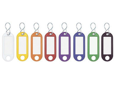 WEDO Sleutelhanger Met S-Ring, 2-Gaats, Assorti, pak 100 stuks