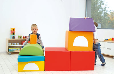 Foam set 160x60x117cm - Locomotief 15dlg