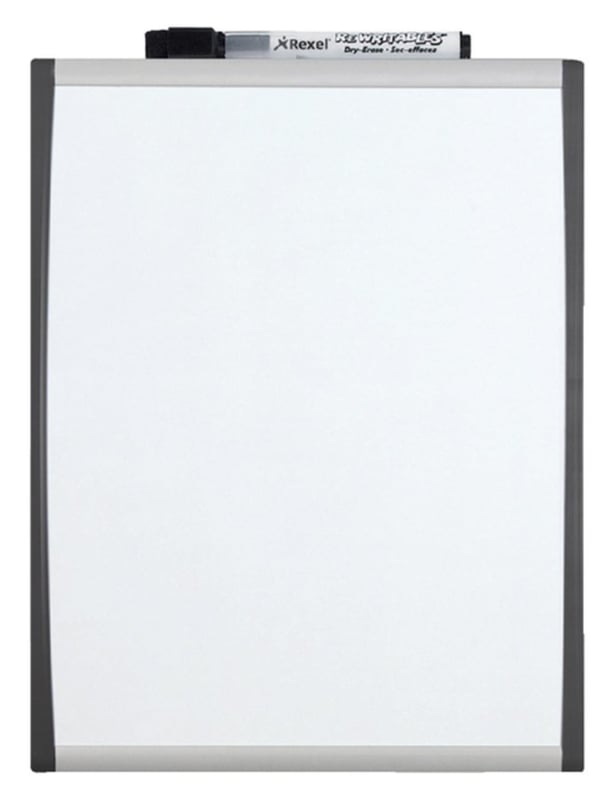 Whiteboard Rexel 28 x 35.5 cm gewelfd