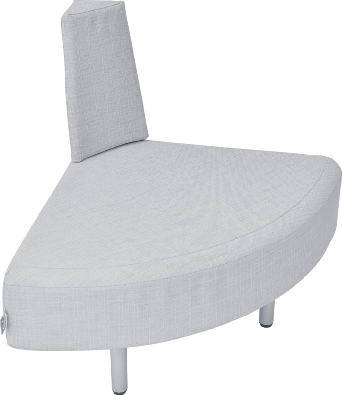 Externe bank, brandvertragend 1, lichtgrijs