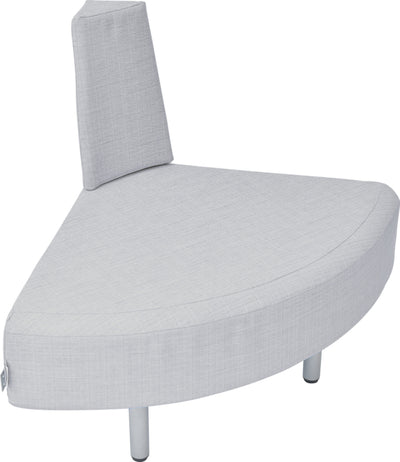 Externe bank, brandvertragend 1, lichtgrijs