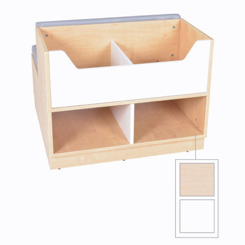 Quadro - boekenbak met zitje
