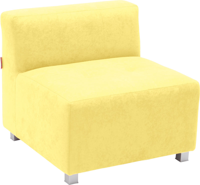 Flexi bank, zithoogte 35 cm, geel