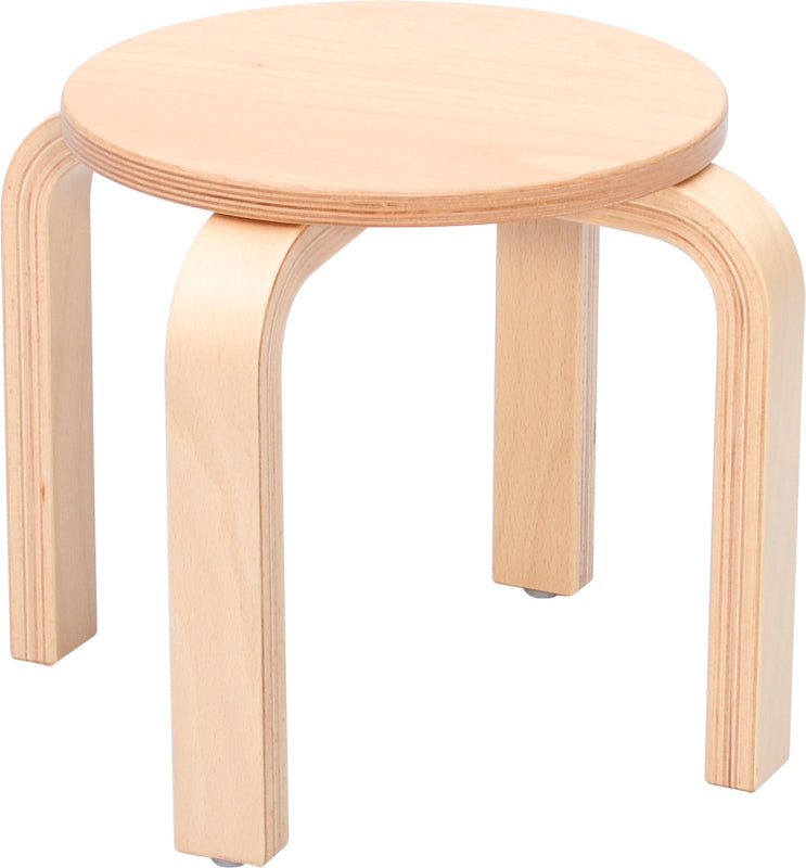 Houten kruk - hoogte maat 0-6