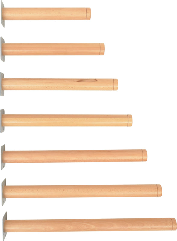 Set van 4  Poten voor Flexi tafelbladen - hoogte: 46 cm