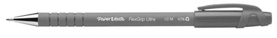 Balpen Paper Mate Flexgrip Stick zwart medium 12 stuks