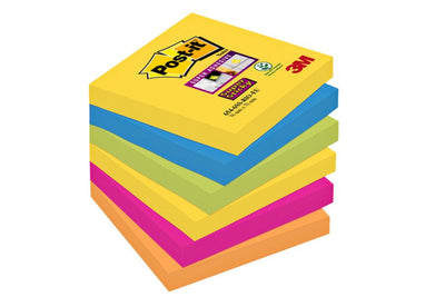 Memoblok 3M Post-it 654-SSRO Super Sticky 76x76mm Rio