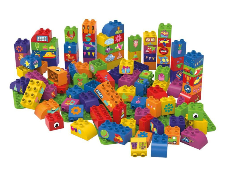 BiOBUDDi Educatieve blokken met 3 basisplaten BB-0010 100 dlg