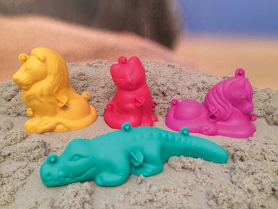 Zandvormen 3d klein 4 dlg.