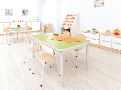 Stil tafelblad Plus, rechthoekig, 60 x 120 cm - groen