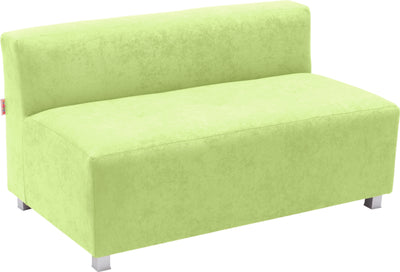 Flexi brede bank, zithoogte 35 cm, groen