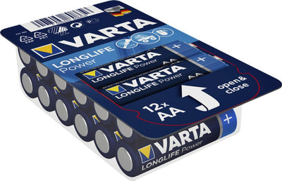 Batterij Varta Longlife Power big box 12xAA