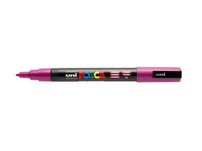Verfstift Posca fijne punt 0.9 - 1.3 mm. fuchsia