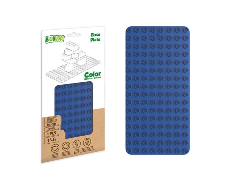 BiOBUDDi Basisplaat 12 x 25 cm. BB-0017 oceaan blauw