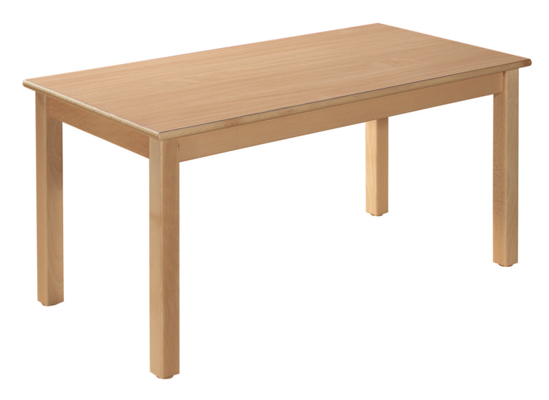 beukenhouten Tafel 120 x 60 cm. 46-76cm