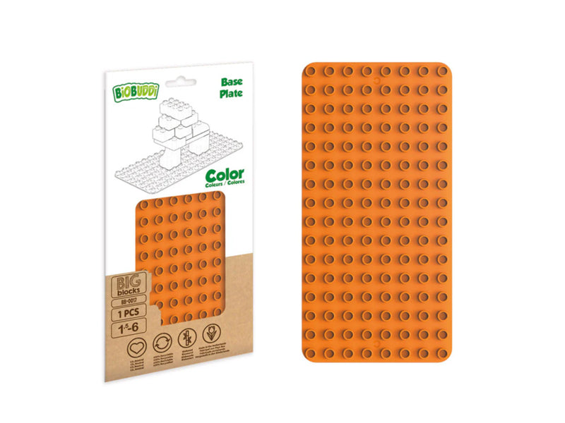 BiOBUDDi Basisplaat 12 x 25 cm. BB-0017 oranje