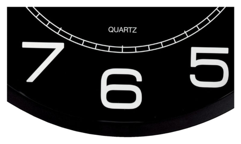 Wandklok Unilux Mega Ø57,5cm zwart