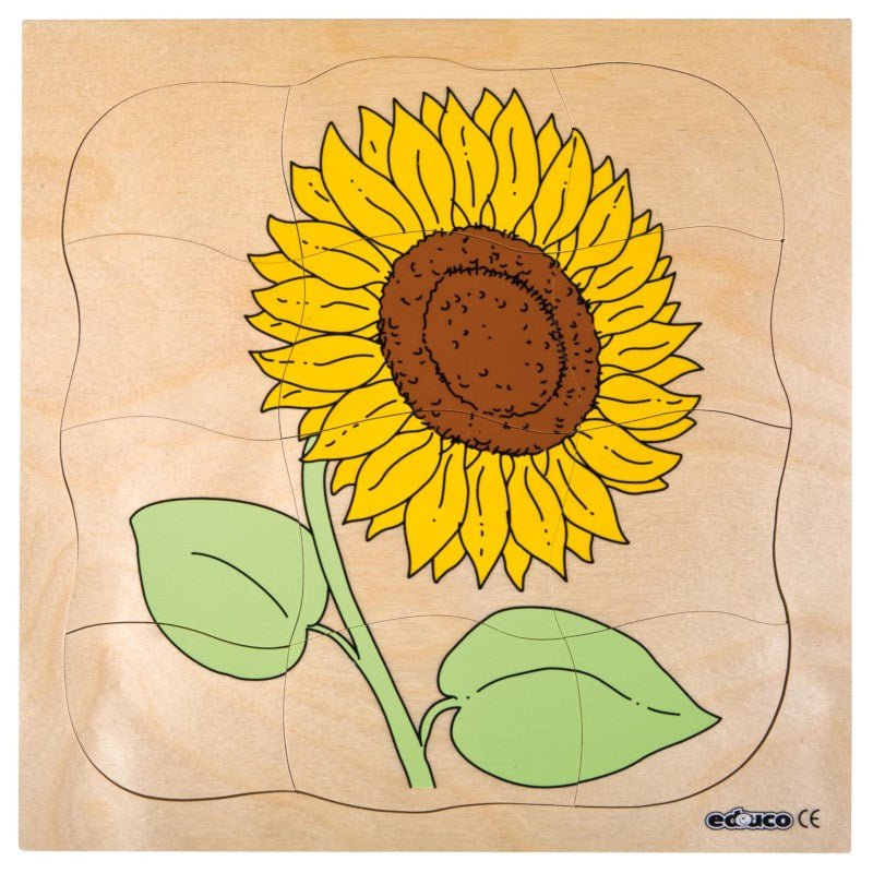 Puzzel De Zonnebloem (Groeipuzzel )